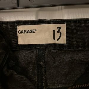 Garage Ripped Denim Mom Jeans, Size 13